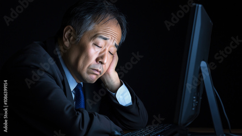 Late Night Grind: A weary b...