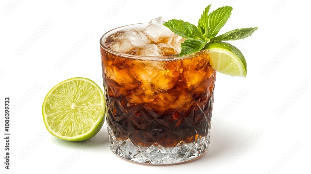 Refreshing Iced Tea with Lime and Mint Refreshing Iced Tea with Lime and Mint