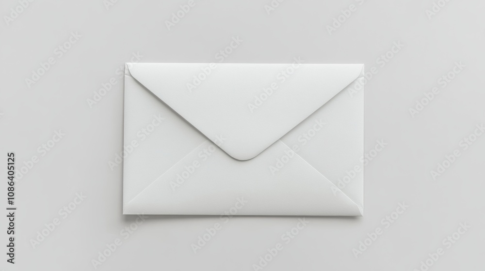 Elegant White Envelope Design Elegant White Envelope Design