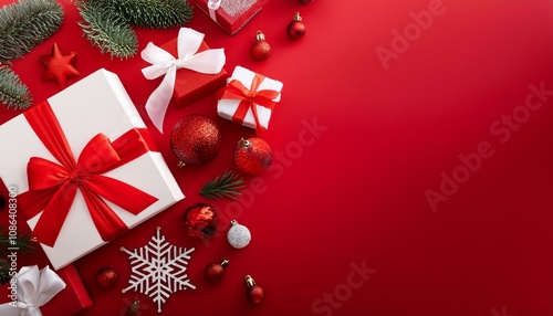 Merry Christmas and Happy Holidays greeting card
