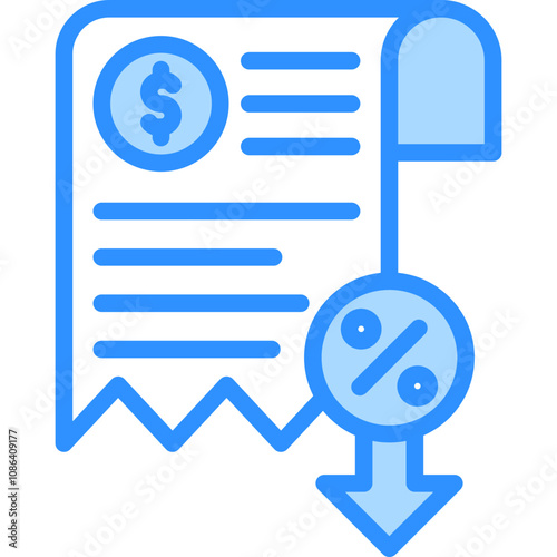 Tariff Reduction Icon