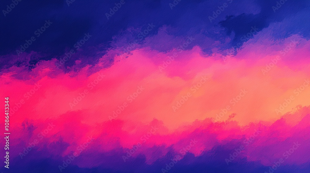 Vibrant Pink Purple Abstract Cloudscape Digital Art Background Vibrant Pink Purple Abstract Cloudscape Digital Art Background