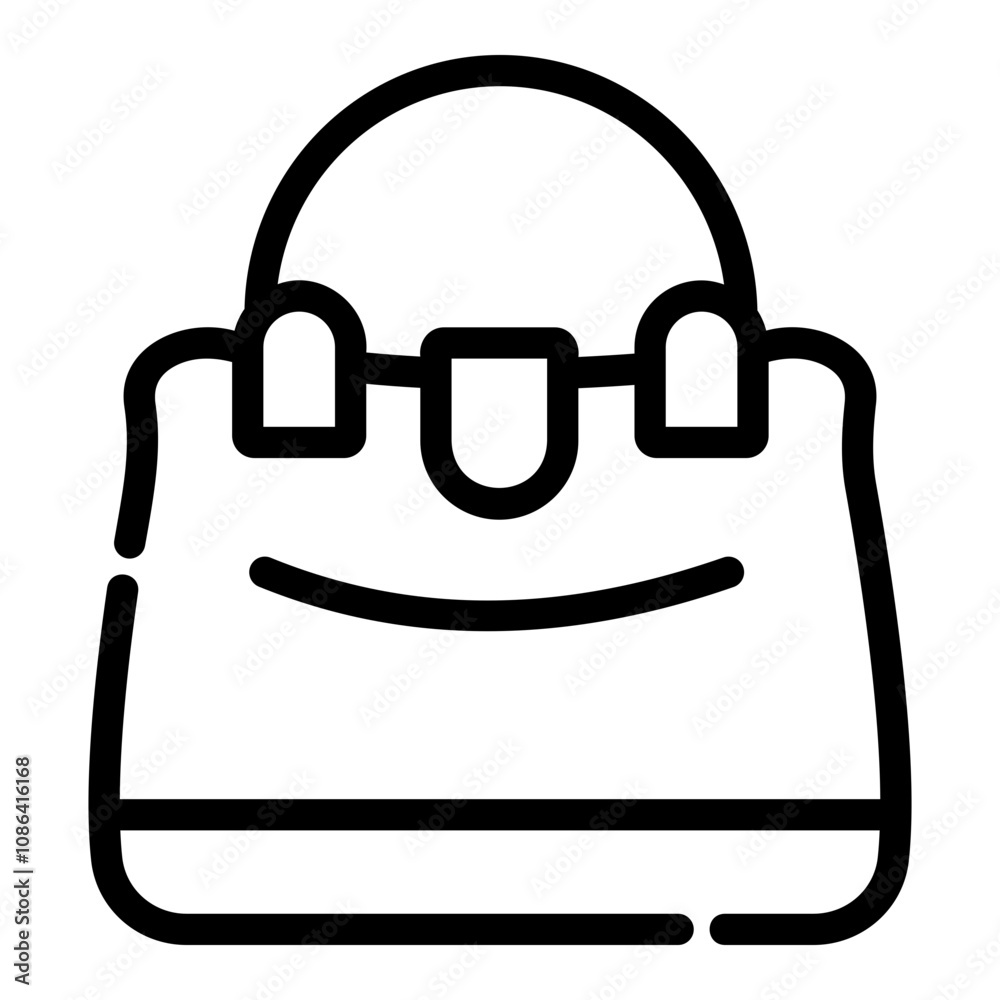 handbag Line Icon handbag Line Icon