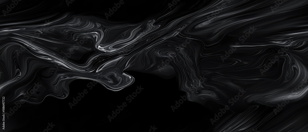 Obraz premium Mesmerizing Abstract Fluid Motion Swirls with Fiery Glow and Dynamic Energy