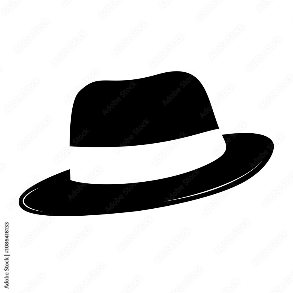 Classic Hat Silhouette Classic Hat Silhouette