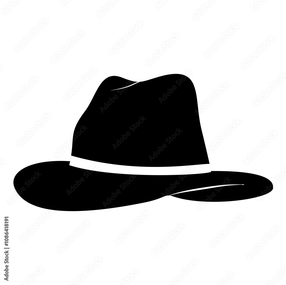 Classic Hat Silhouette Classic Hat Silhouette