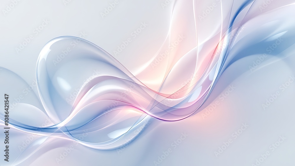 Obraz premium Abstract colorful shape, 3d render