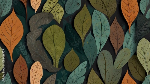 Biomorphic Design Incorporating Organic Shapes, Earthy Colors, and Layered Textures Like Wood Grain or Stone. Inspired by Nature, This Design Evokes a Natural, Life Like Quality and Flowing Forms