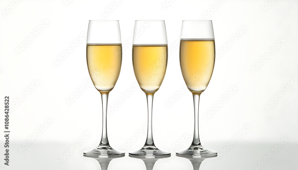 Sparkling double glasses reflect the joy of moments. Sparkling double glasses reflect the joy of moments.