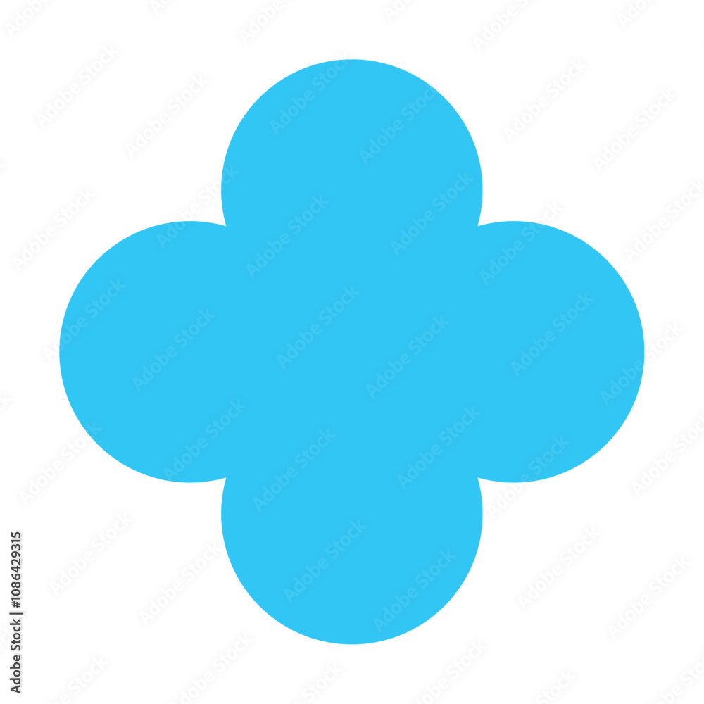 blue soft cloud geometric shape blue soft cloud geometric shape