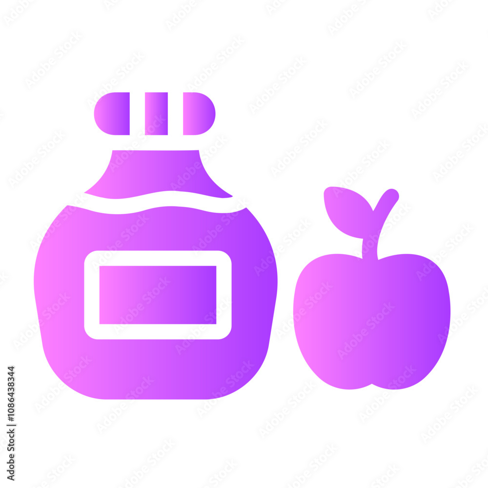 Obraz premium apple cider Gradient icon