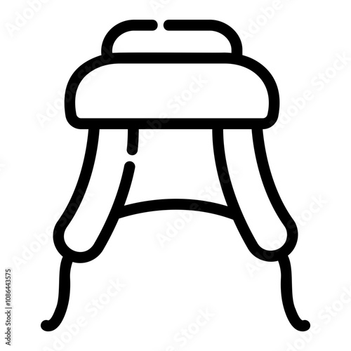 russian hat Line Icon