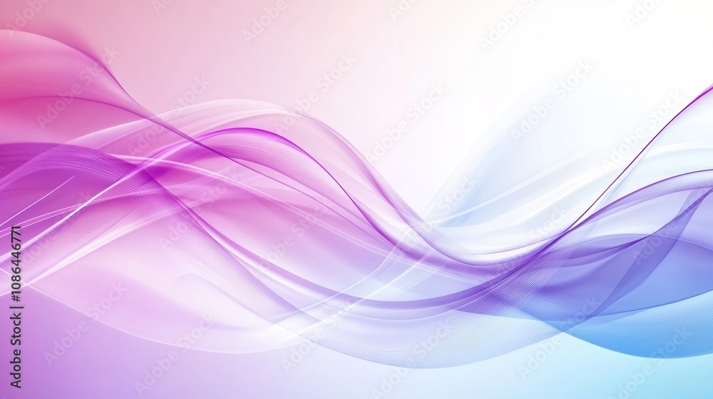 Abstract waves in pink and purple hues creating a serene backdrop. Abstract waves in pink and purple hues creating a serene backdrop.