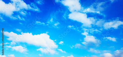 blue sky with clouds