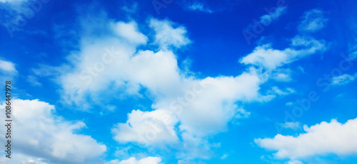 blue sky with clouds
