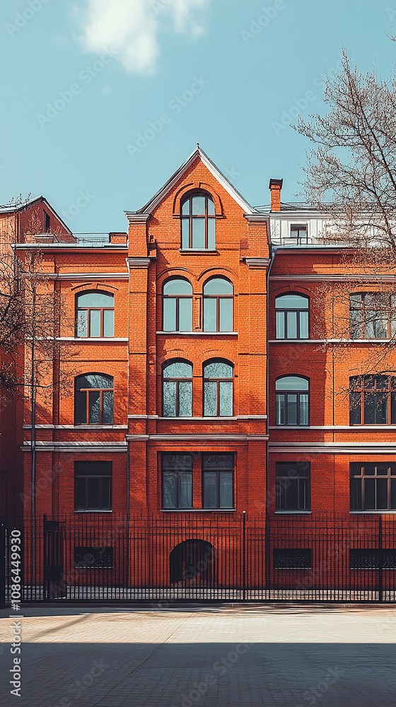 Fototapeta premium Modern educational building designed to inspire learning