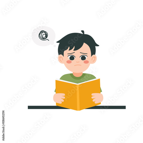 ADHD Symptoms in Child Trouble with Finishing Task