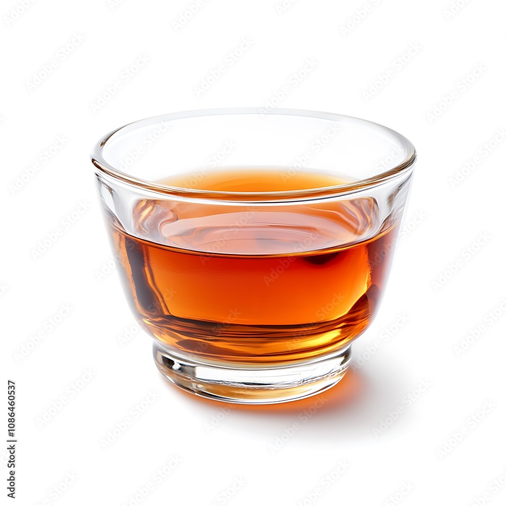 Glucose syrup isolated on a white background, close up Glucose syrup isolated on a white background, close up