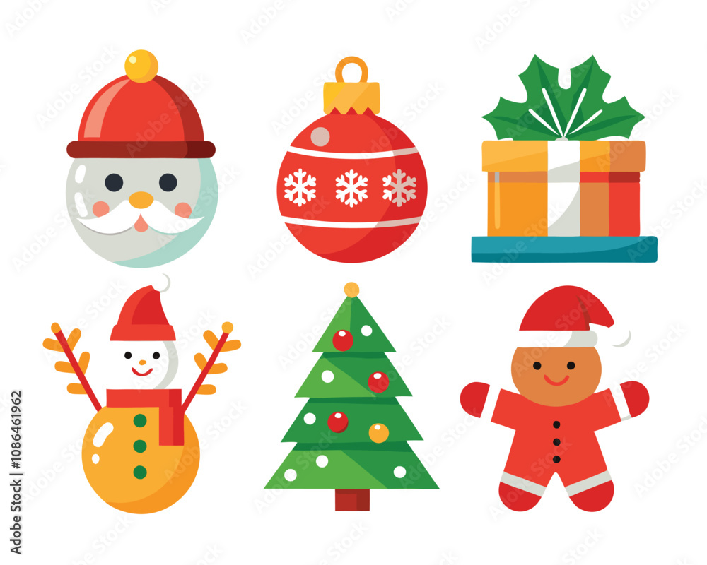 collection of christmas ornament icon ,merry christmas vector collection of christmas ornament icon ,merry christmas vector