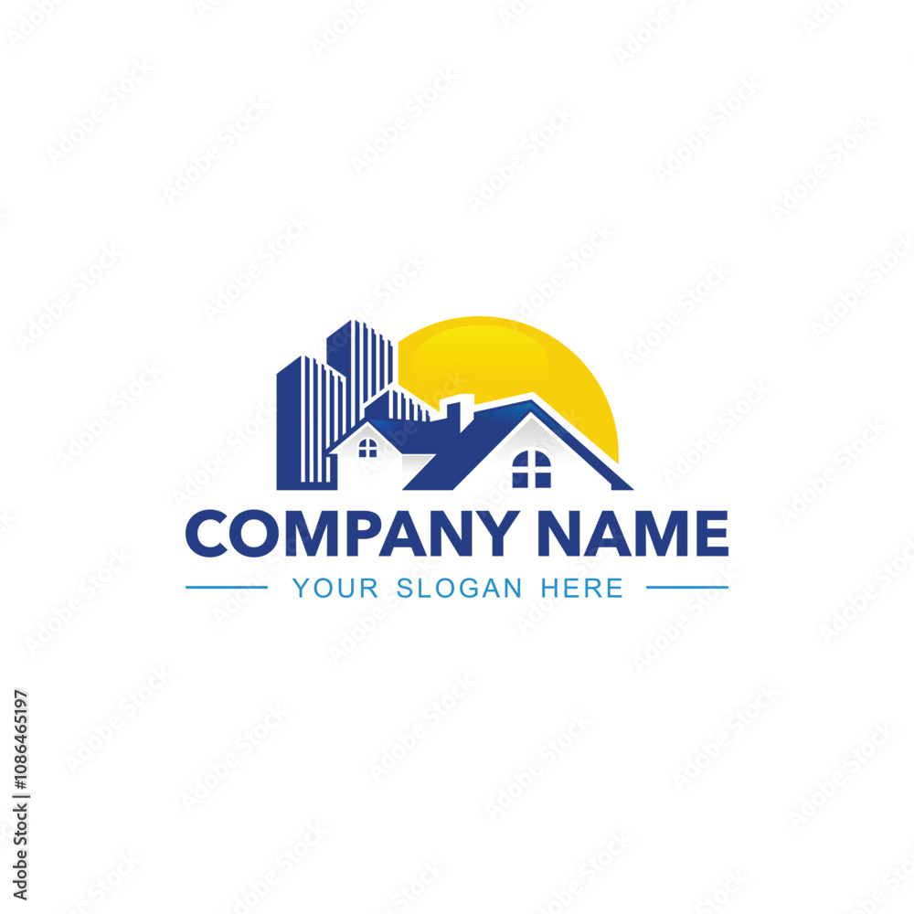 Home real estate logo template vector illustration Home real estate logo template vector illustration