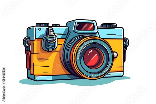 Flat Design World Photography Day Concept Background photo earth camera image poster technology nature day film international lens picture illustration photographer design vector photo