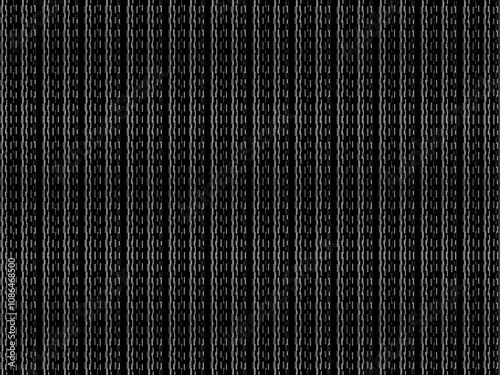 Black metal texture steel background. Perforated metal sheet.