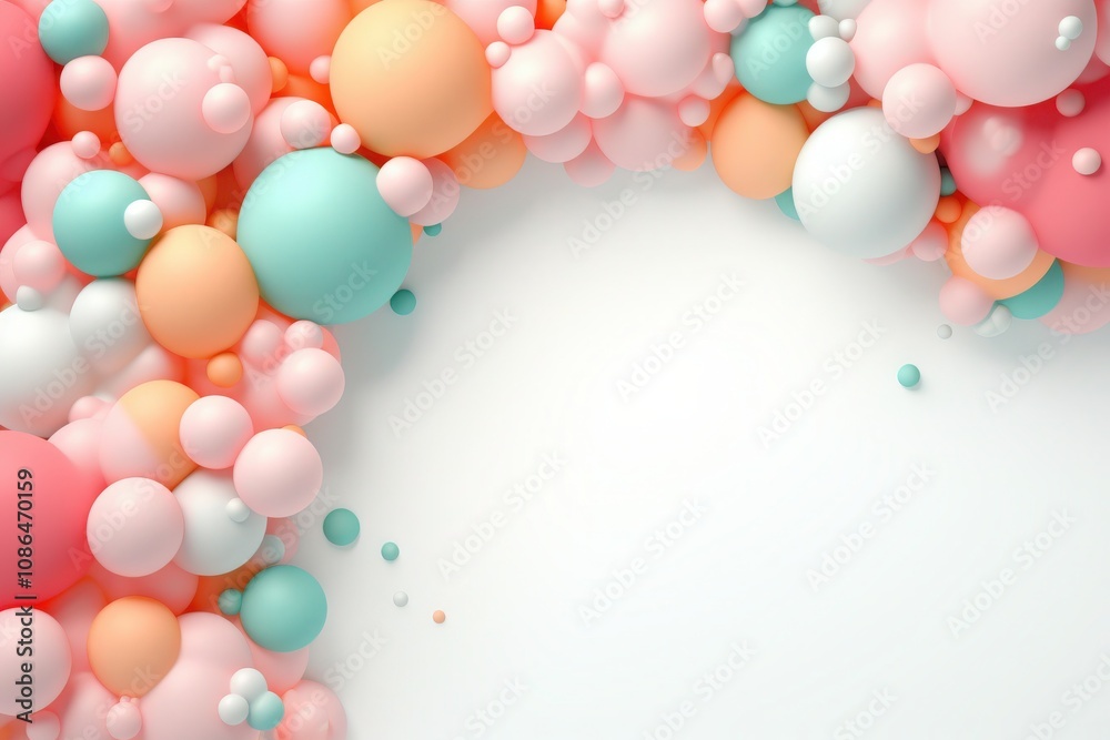 Warm Pastel Arch with Space for Copy Warm Pastel Arch with Space for Copy