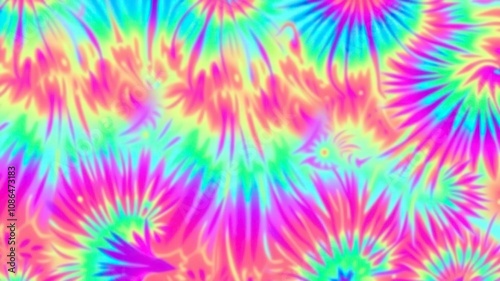 Vibrant tie dye gradient pattern on a digital wall, colorful gradient, tie dye gradient, modern artwork