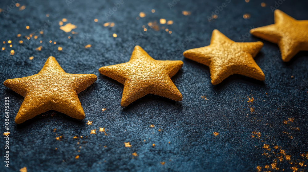Customer Satisfaction and 5-Star Review Concept Customer Satisfaction and 5-Star Review Concept