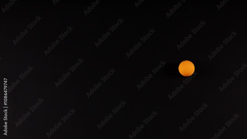 Bouncing Table Tennis Ball Sequence Bouncing Table Tennis Ball Sequence