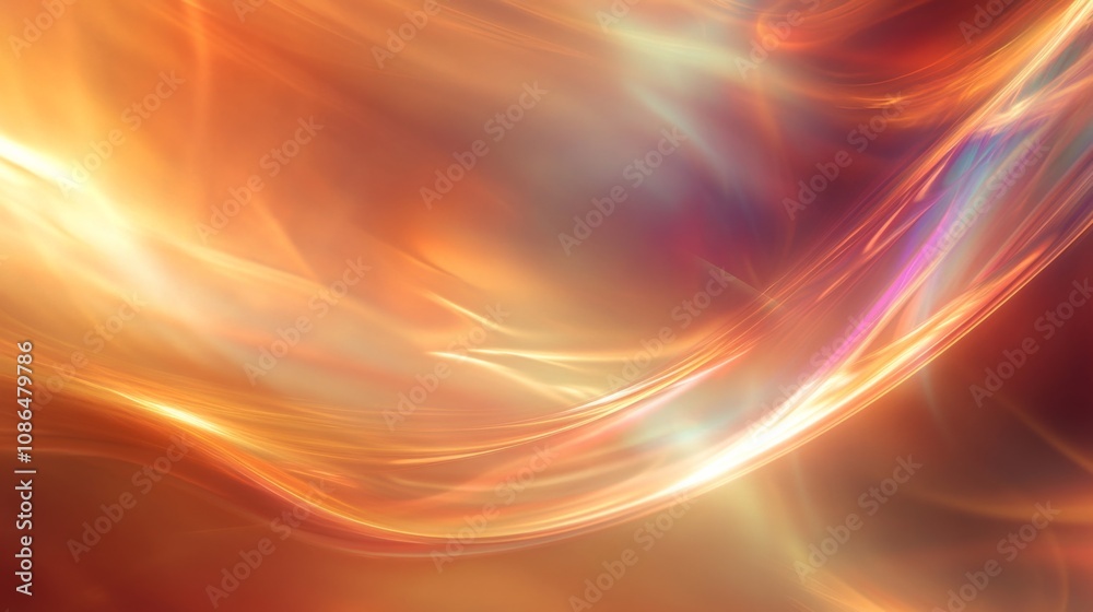 Obraz premium Abstract digital art piece that appears to be effect caustics light beams