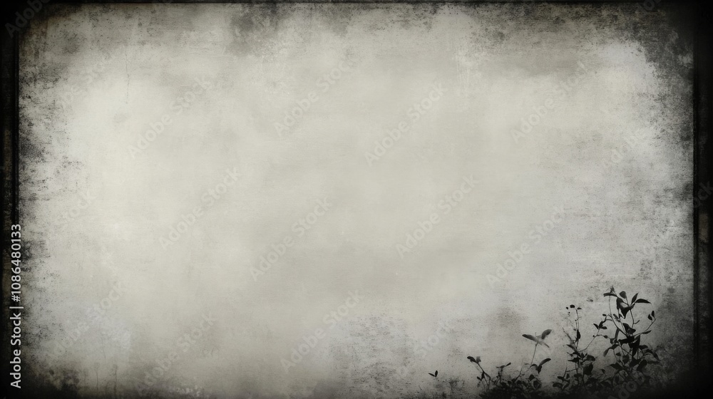 Fototapeta premium Black white photograph textured background appears to Vintage old photo texture