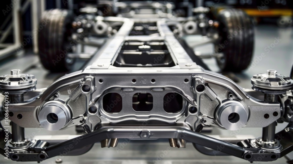 Fototapeta premium Essential Components for Car Chassis Manufacturing