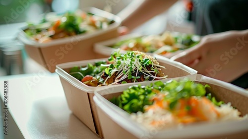 Experience Eco-Friendly Food Delivery with Organic Takeout in Biodegradable Containers