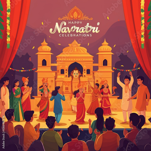 Vibrant Navratri celebratio...