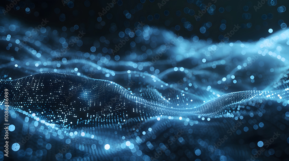 abstract technology particles mesh background abstract technology particles mesh background