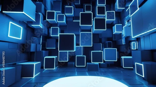 abstract blue background