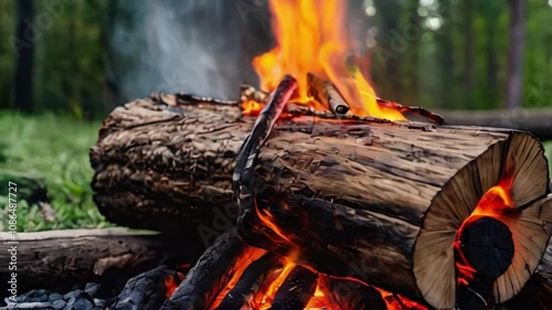 fire in the forest