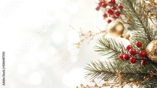 Christmas decoration transparent background