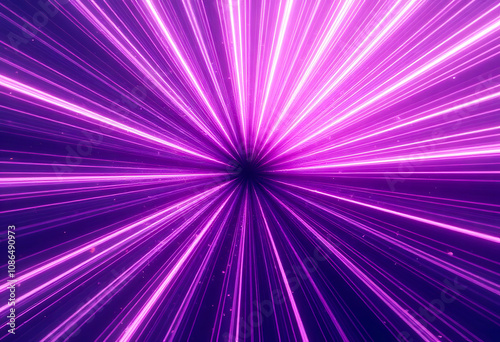 Dynamic Speed Light Streaks in Vivid Purple Tones