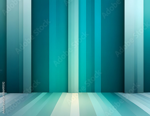 Green Toned Vertical Gradient Backdrop