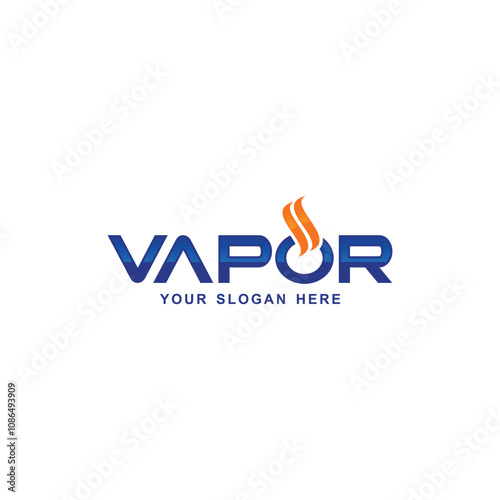 Vapor logo template vector illustration