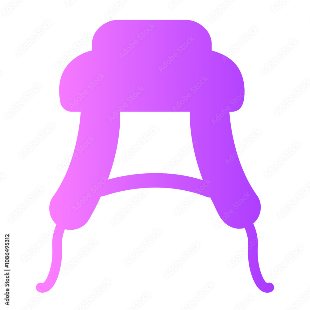 russian hat Gradient icon russian hat Gradient icon