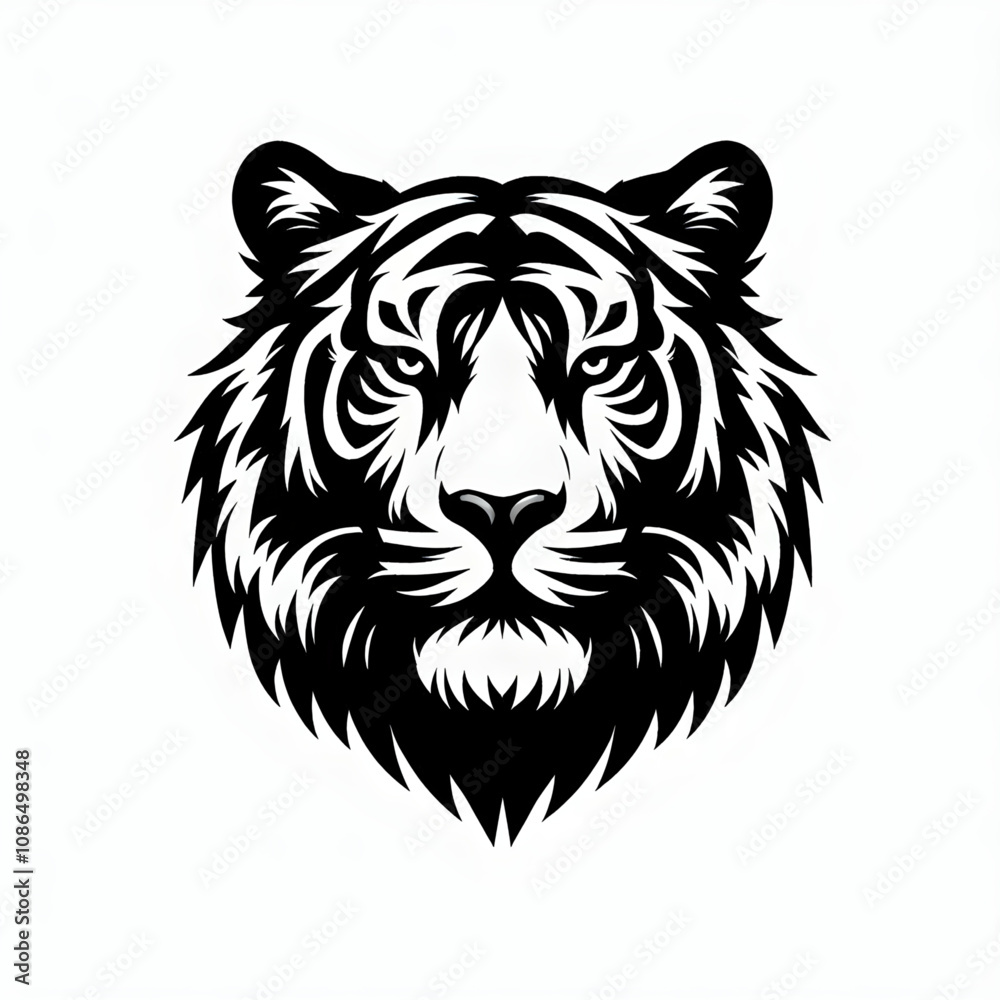 tiger head vector tattoo tiger head vector tattoo