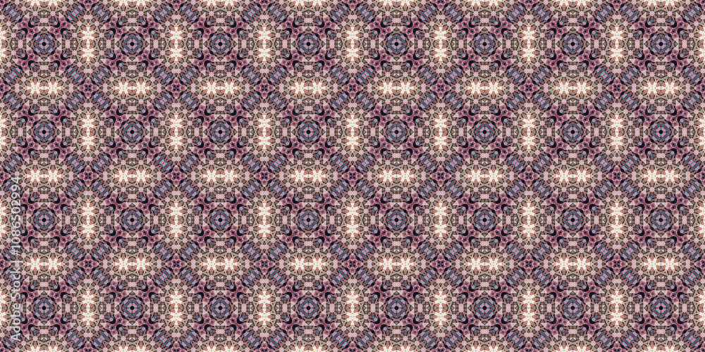 Seamless abstract pattern. The texture is abstract. Abstract endless symmetrical background