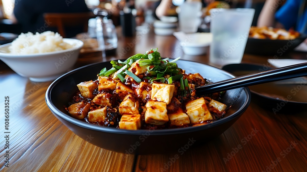 Mapo Tofu A spicy Sichuan tofu dish Mapo Tofu A spicy Sichuan tofu dish