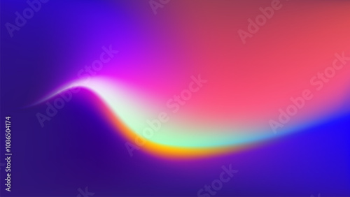 Soft motion light sound wave abstract vector background