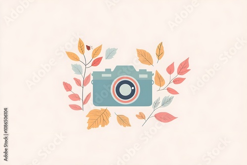 Flat Design World Photography Day Concept Background photo earth camera image poster technology nature day film international lens picture illustration photographer design vector photo