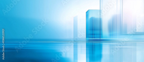 An abstract corporate business concept with copy space.