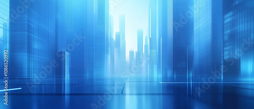 An abstract corporate business concept with copy space.